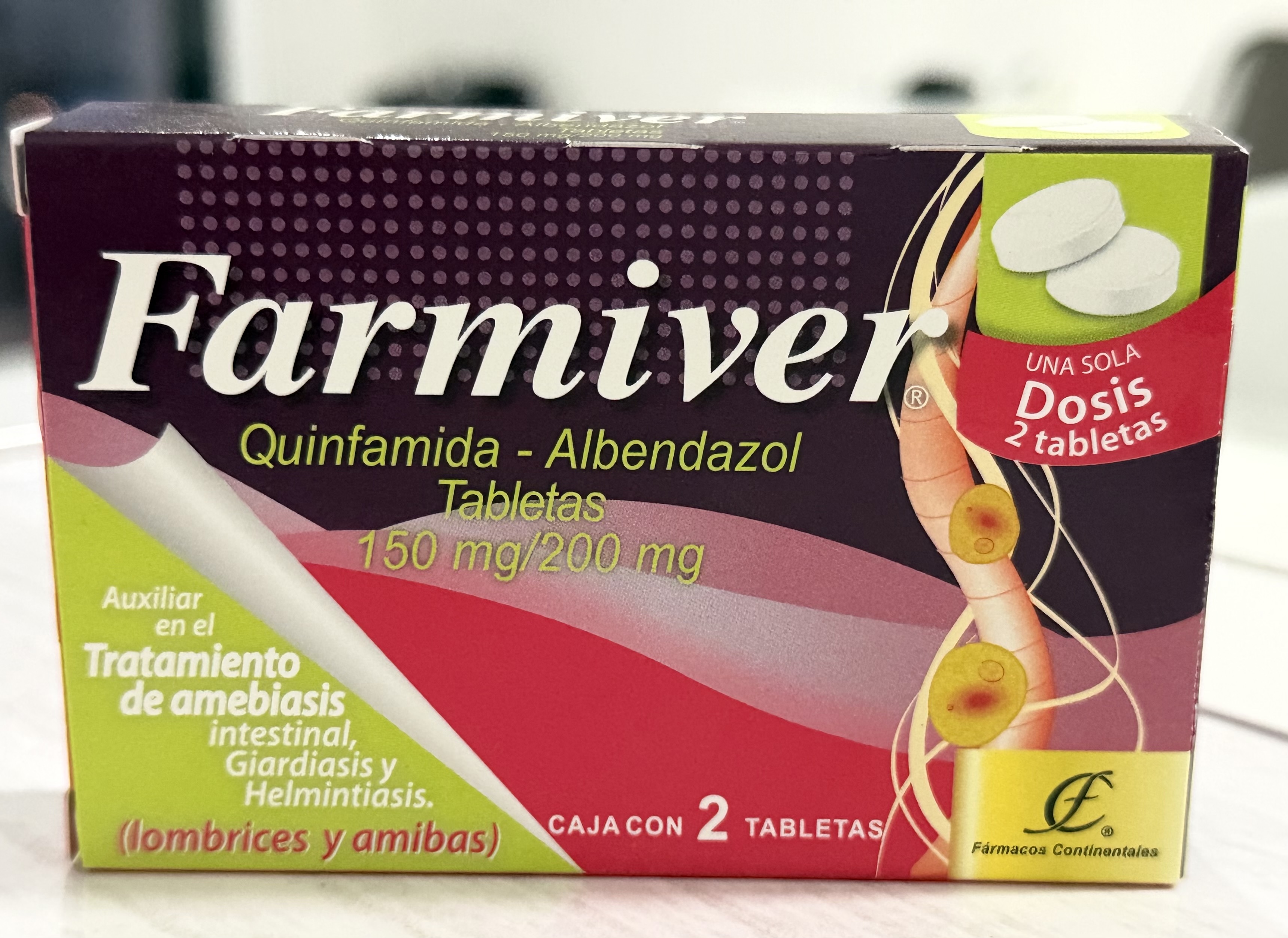 Farmiver  Quinfamida-Albendazol Tab