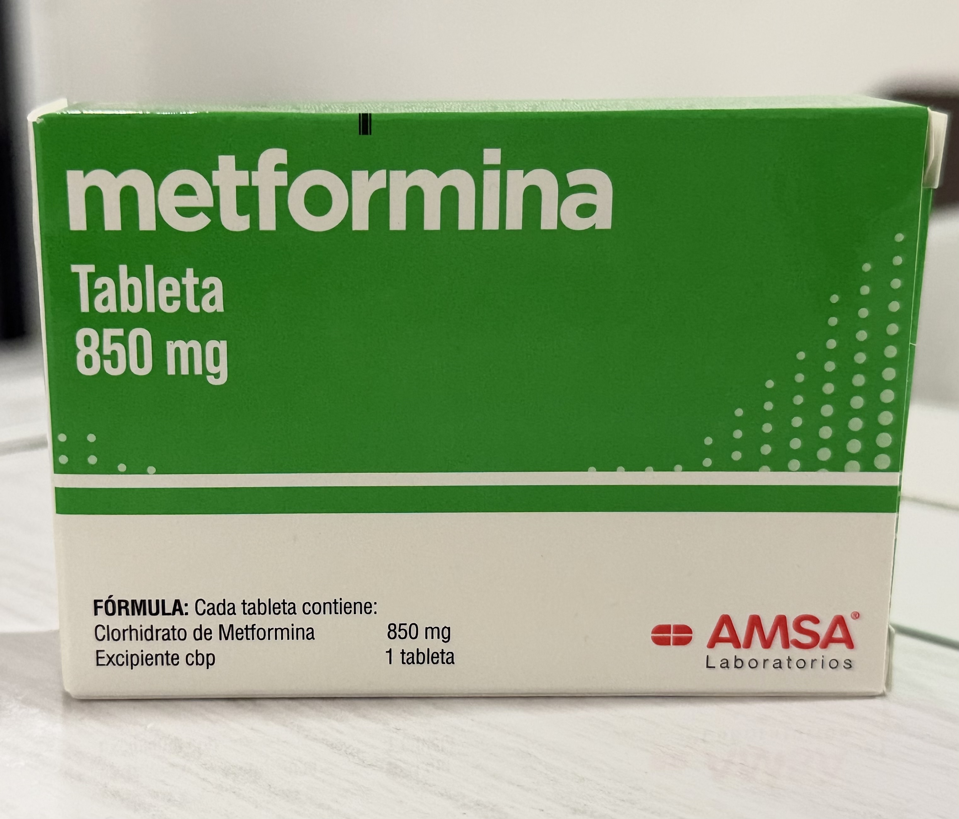 Metformina Amsa 850 mg 