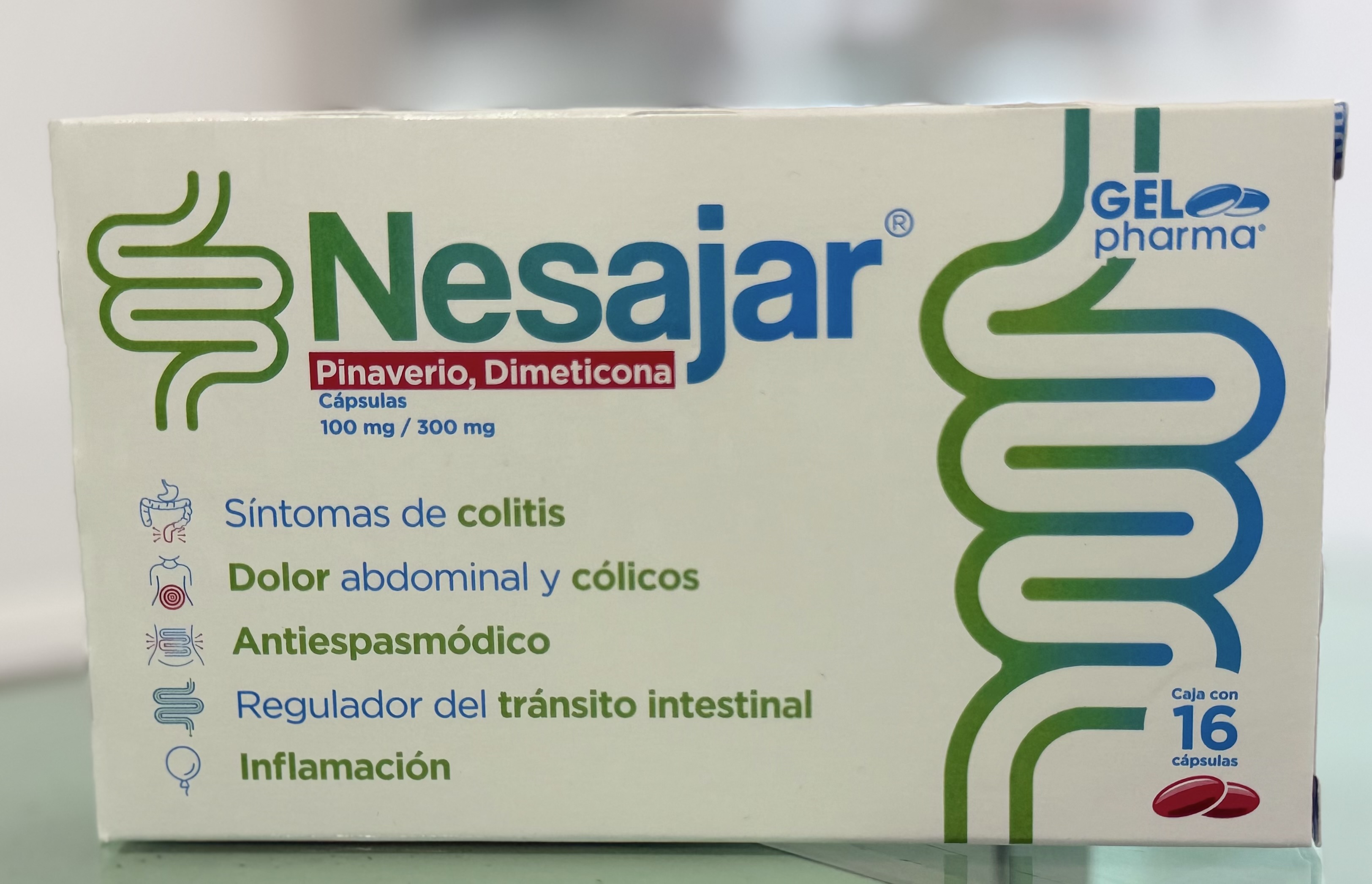 Nesajar Pinaverio Dimeticona 100mg/300mg